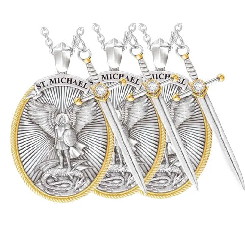 đSt. Michael Archangel Pendant (Necklace)