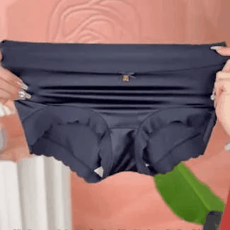 🔥PAY1 GET 3(3PACKS)⏰ PREMIUM SATIN ANTIBACTERIAL ICE SILK MOISTURE-ABSORBING PANTIES