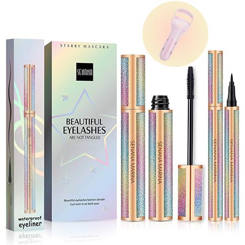 Buy 1 Get 1 Free 4D Waterproof Silk Fiber Thick Lengthening Mascara