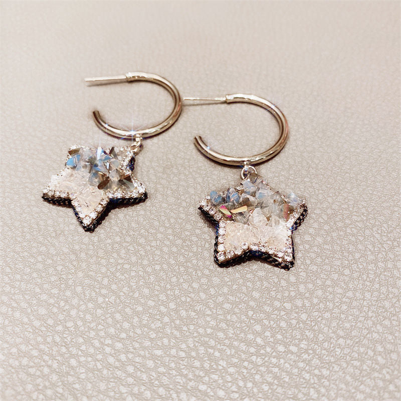 Crystal Star Earrings