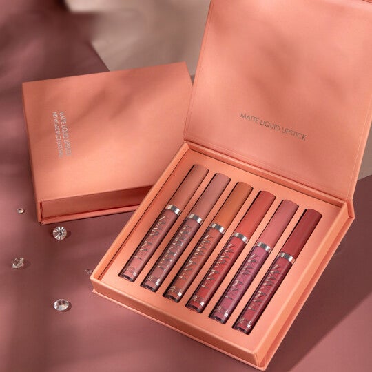 6PCS Matte Liquid Lipstick Makeup Set