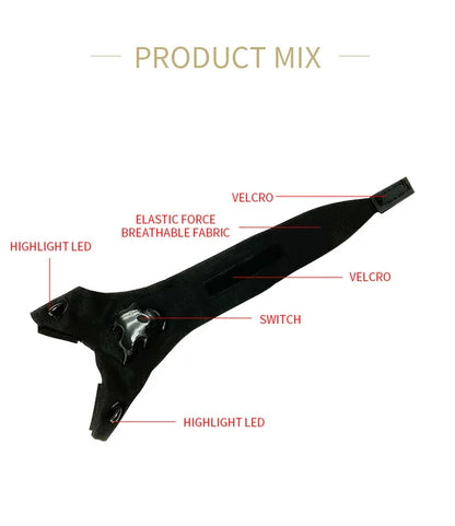 LED Flashlight Gloves - Practical Durable Fingerless Gloves