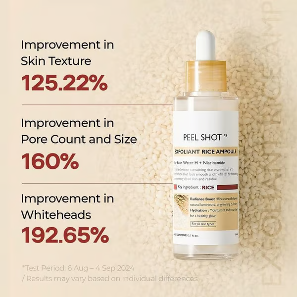 Peel Shot Glow Rice Ampoule Duo