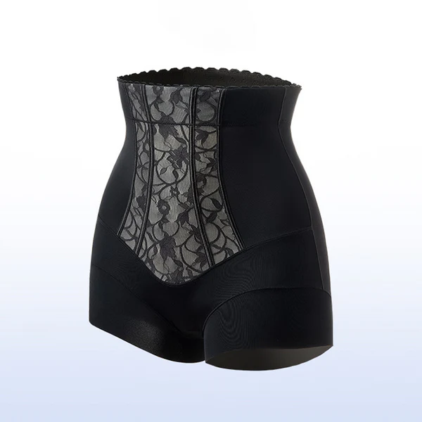 Shapewear bodysuit with high waist