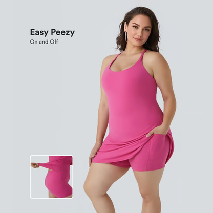 The Ultimate Tummy Control Backless Active Dress