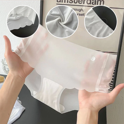 Womens Ice Silk No Trace Panties