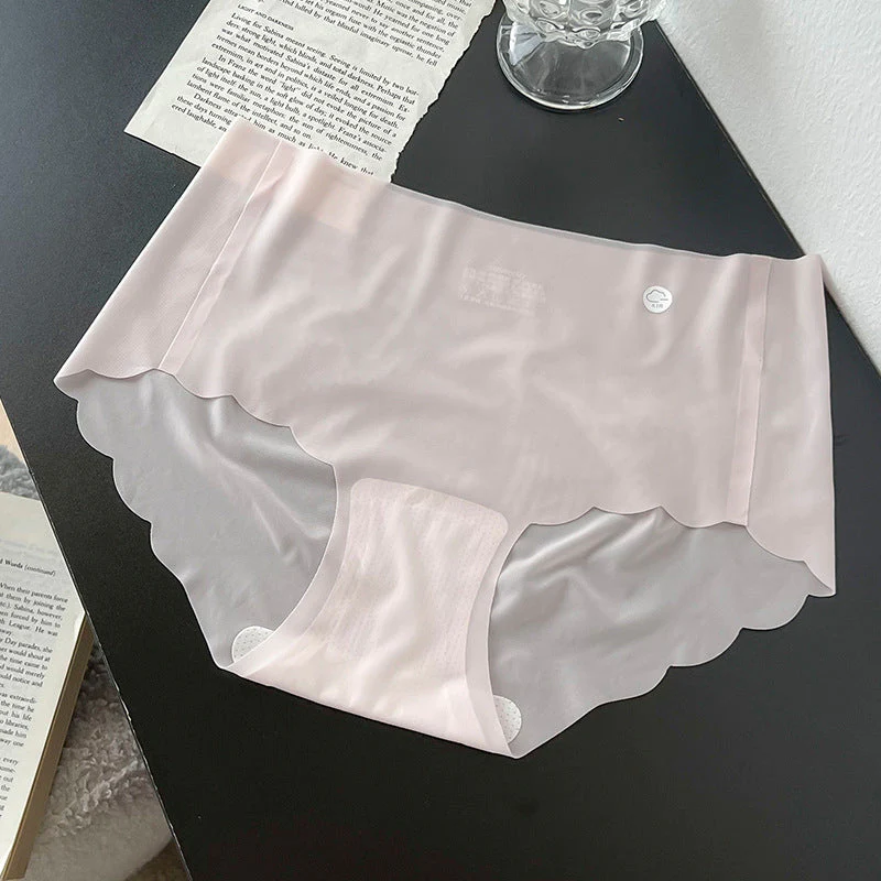 Womens Ice Silk No Trace Panties