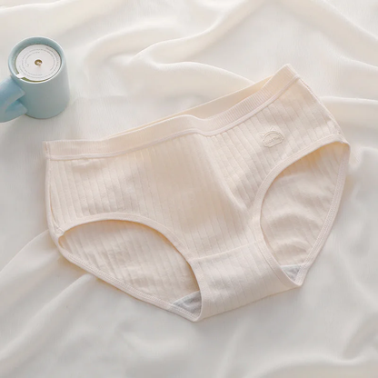 Simple Comfortable Antibacterial Briefs for Women