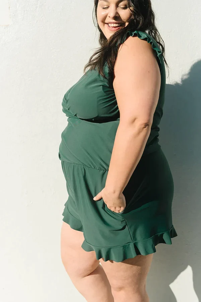 😍 LAST DAY PROMOTION 50% OFF😍SWIM ROMPER BUILT-IN BRA👗DETACHABLE BRA CUP