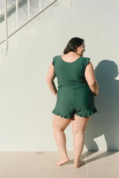 😍 LAST DAY PROMOTION 50% OFF😍SWIM ROMPER BUILT-IN BRA👗DETACHABLE BRA CUP