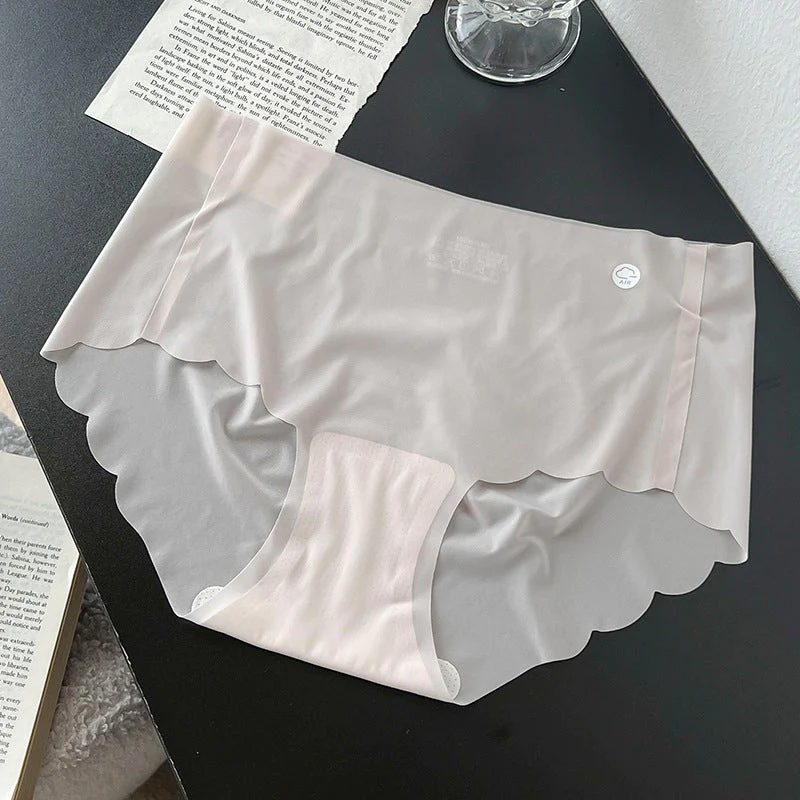 Womens Ice Silk No Trace Panties