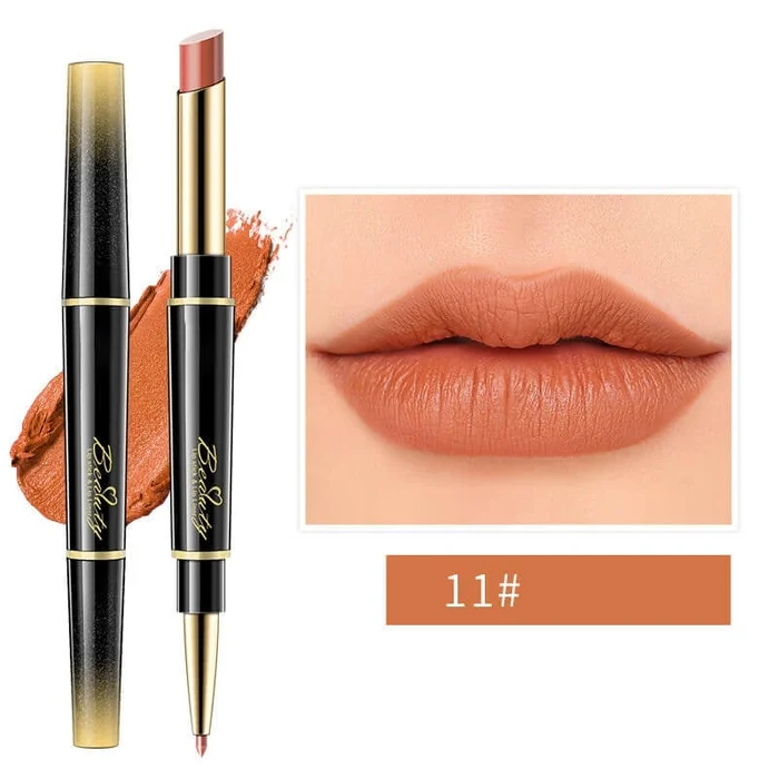 🔥Last Day 49% OFF-Double ended Lipstick Automatic Lip Liner Matte Waterproof Non fading Non stick Lipstick
