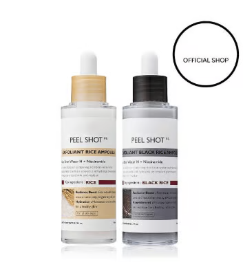 Peel Shot Glow Rice Ampoule Duo