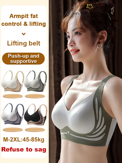 Lifting Anti Sagging Wireless Push up Bra