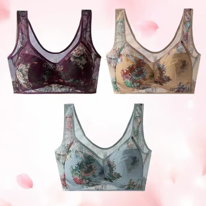 Lace Buttonless Comfortable Bra