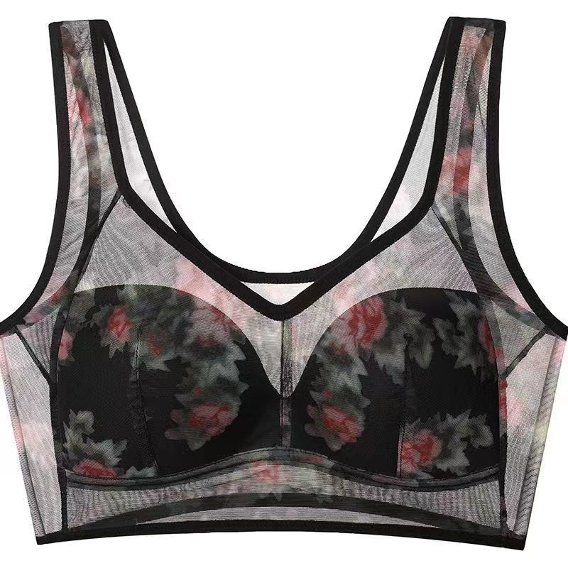 Lace Buttonless Comfortable Bra