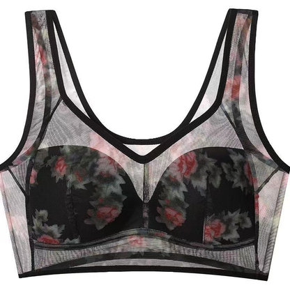 Lace Buttonless Comfortable Bra