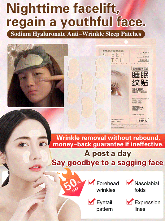 Hyaluronic Acid Anti-Wrinkle Sleep Patches