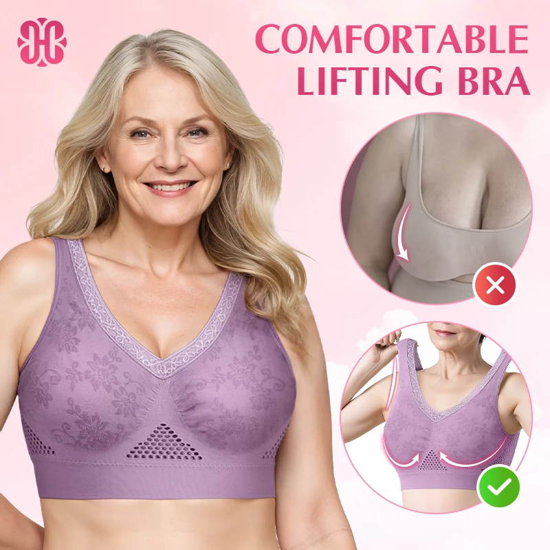 Pure Cotton Buttonless Comfy Lifting Shaping Bra
