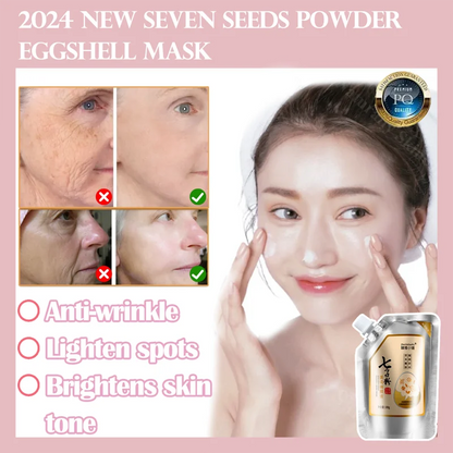 💥Daily Sales of 4000+🔥 2024 New seven seeds powder eggshell mask