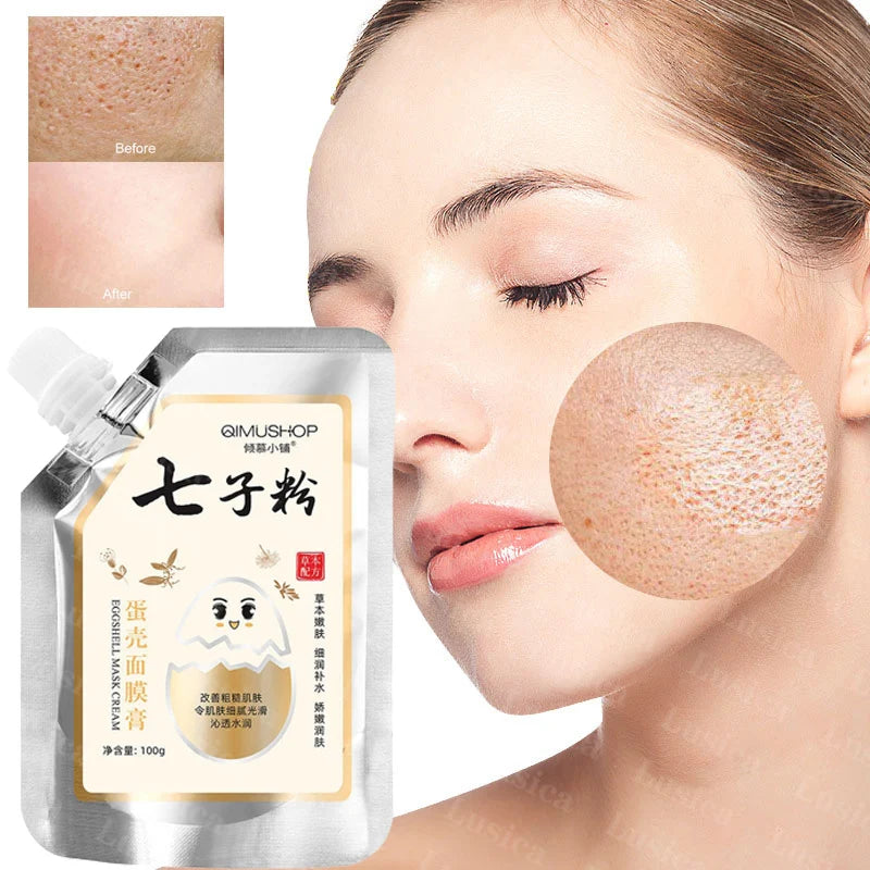 💥Daily Sales of 4000+🔥 2024 New seven seeds powder eggshell mask