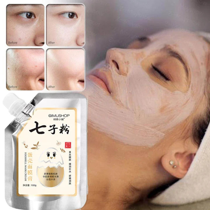 💥Daily Sales of 4000+🔥 2024 New seven seeds powder eggshell mask