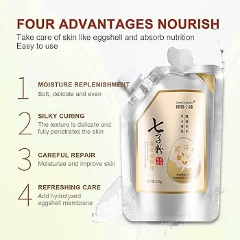 💥Daily Sales of 4000+🔥 2024 New seven seeds powder eggshell mask