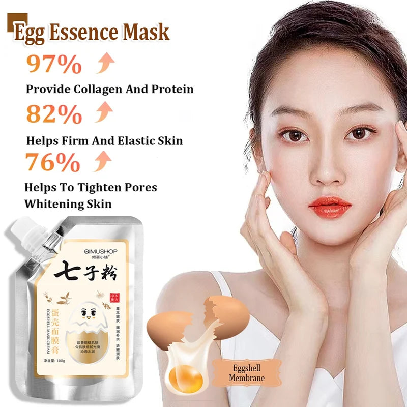 💥Daily Sales of 4000+🔥 2024 New seven seeds powder eggshell mask