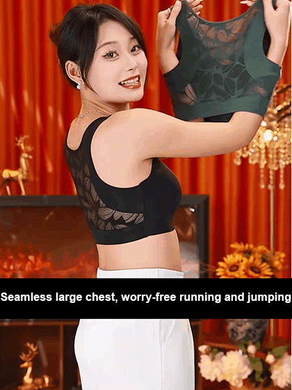 Push-up Shockproof Adjustable Lace Bra