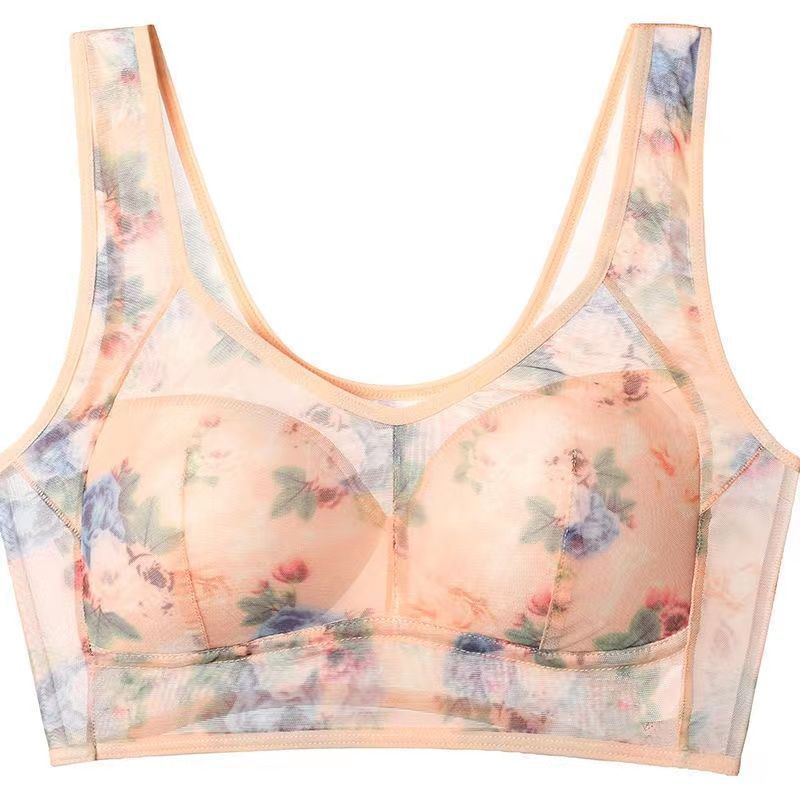 Lace Buttonless Comfortable Bra