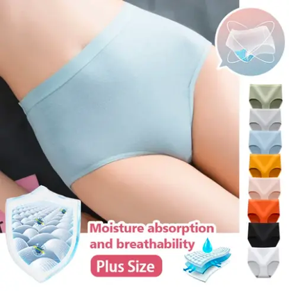 Womens moisture absorbent antibacterial butt lifting underwear