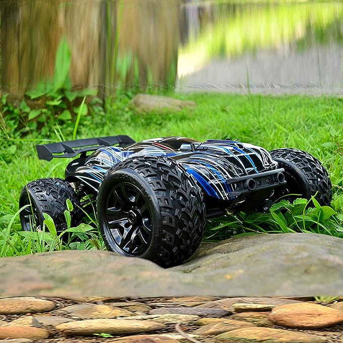 1/10 4WD Remote Control Car Truck RTR 80km/h with 120A ESC 3670 2500KV Brushless Waterproof Motor Wheelie Function