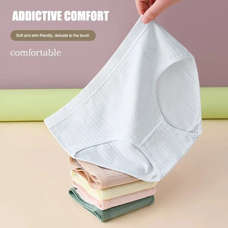 Simple Comfortable Antibacterial Briefs for Women
