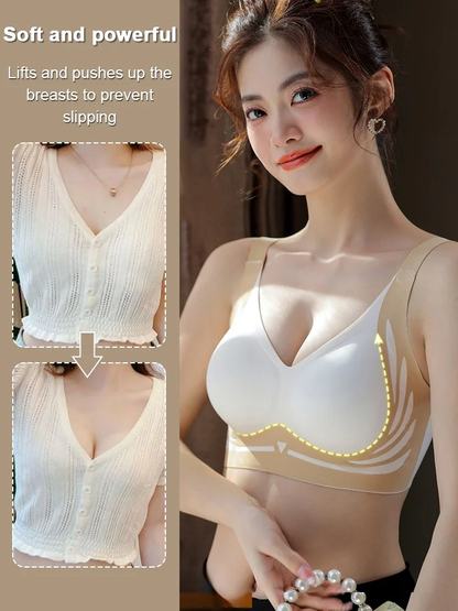 Lifting Anti Sagging Wireless Push up Bra