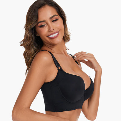 2024 New Push-Up Back Smoothing Bra-Black