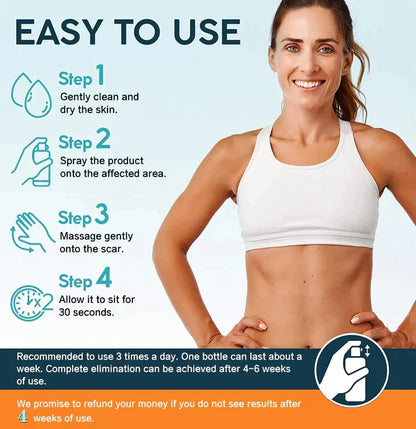 ⚡️LOVILDS™ Advanced Scar Spray For All Types of Scars - For example Acne Scars, Surgical Scars and Stretch Marks