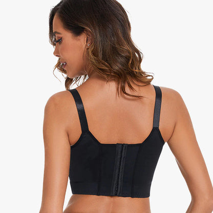 2024 New Push-Up Back Smoothing Bra-Black