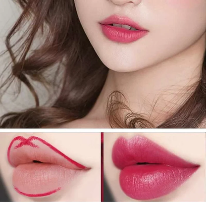 🔥Last Day 49% OFF-Double ended Lipstick Automatic Lip Liner Matte Waterproof Non fading Non stick Lipstick