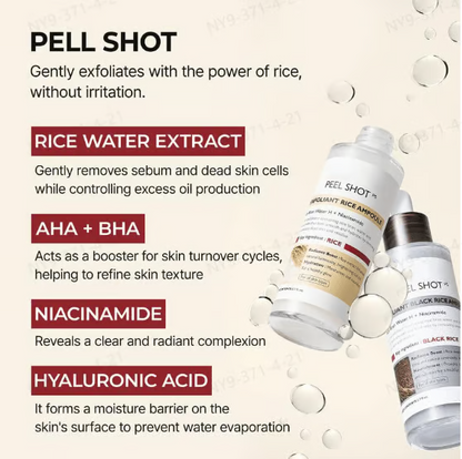 Peel Shot Glow Rice Ampoule Duo