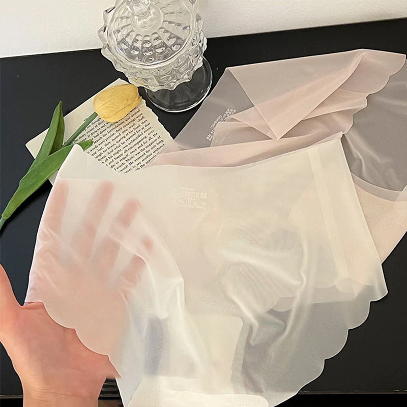 Womens Ice Silk No Trace Panties