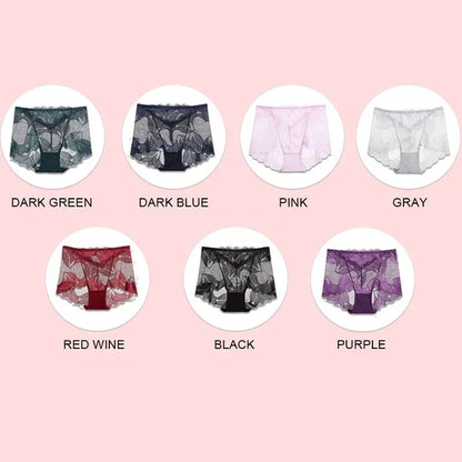 ✨Last Day Promotion 47% OFF - Ladies Silk Lace Handmade Underwear Pack✨