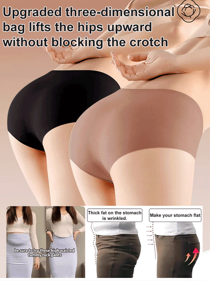 10A antibacterial milk skin nude silk bottom crotch underwear