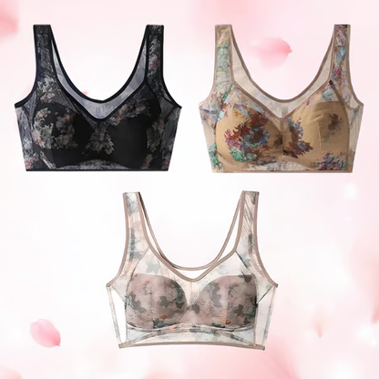 Lace Buttonless Comfortable Bra