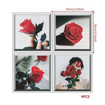 🎁2024 HOT SALE🎁-3D Removable Wall Decor Stickers (Set of 4)