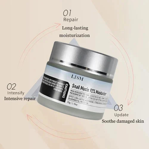 🔥HOT SALE 49% OFF🔥LISM Snail Mucin 92% Moisturizer Daily Face Gel Cream