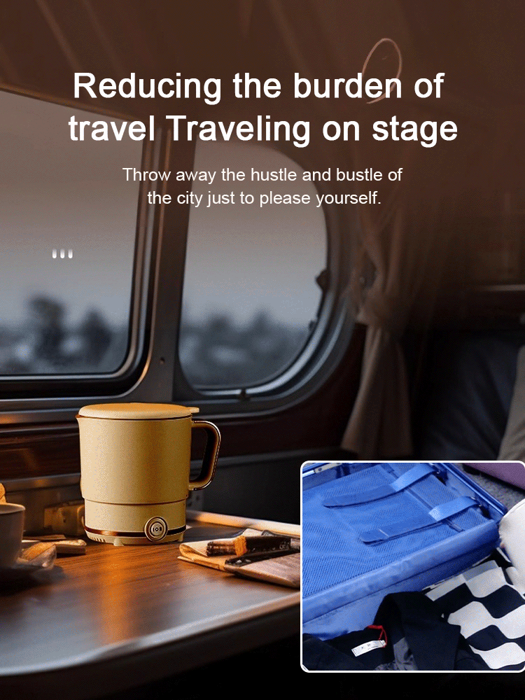 💥HOT SALE💥-Folding Portable Multifunctional Electric Kettle Electric Cooker