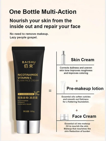 NIACINAMIDE VITAMIN C BLACK TUBE SKIN CREAM