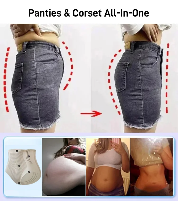 Liquid High Waist Hip Lifting Tummy Tucking Panties