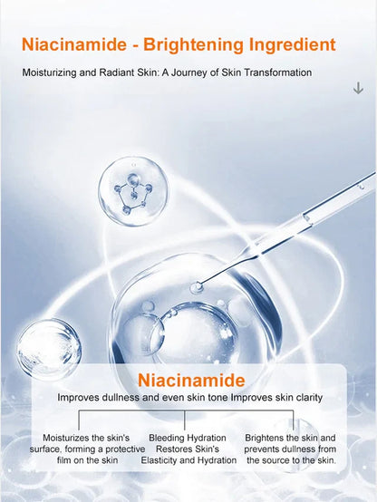 NIACINAMIDE VITAMIN C BLACK TUBE SKIN CREAM