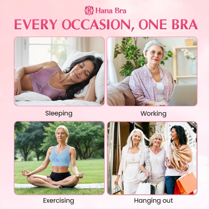 Pure Cotton Buttonless Comfy Lifting Shaping Bra